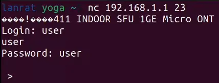 Telnet Login Shell Access