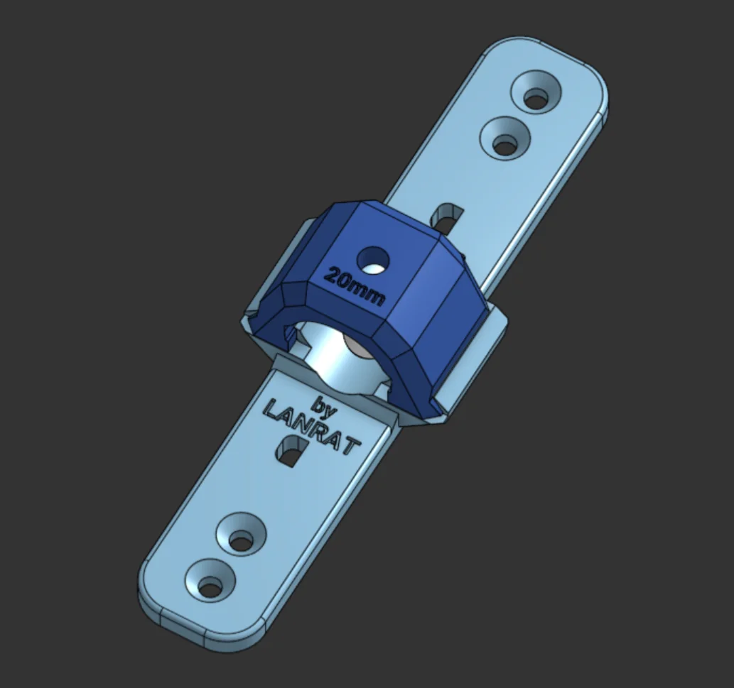 Aruba 5xx/6xx mount CAD render