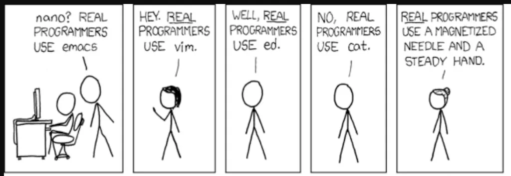 XKCD Real Programmers