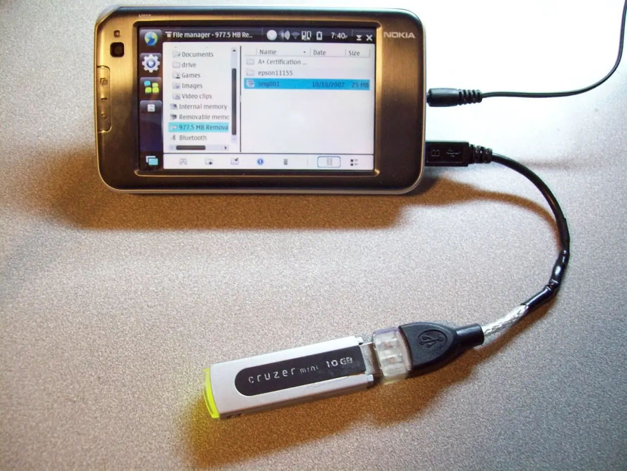 OTG Cable Flash Drive