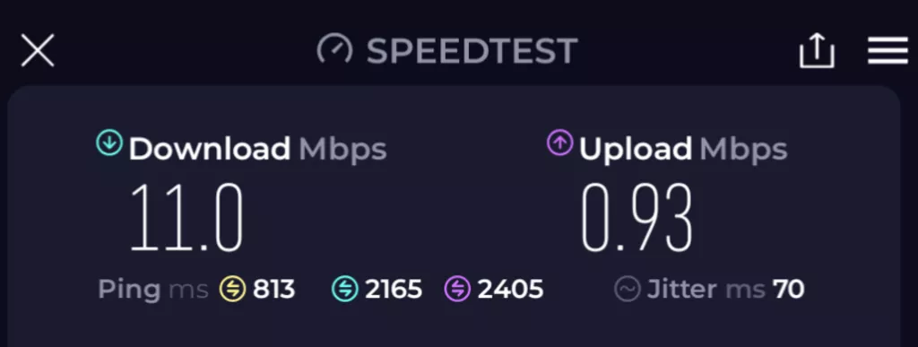 tunnel speedtest