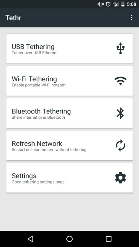 Tethr Screenshot